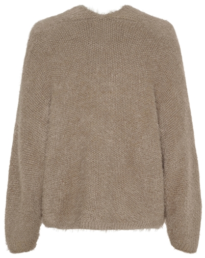 Marta du Chateau - MDCDakota Strikcardigan - Dark Fango